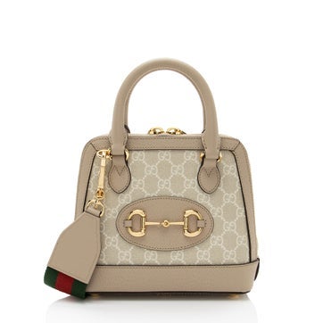 Leather Horsebit 1955 Satchel Mini