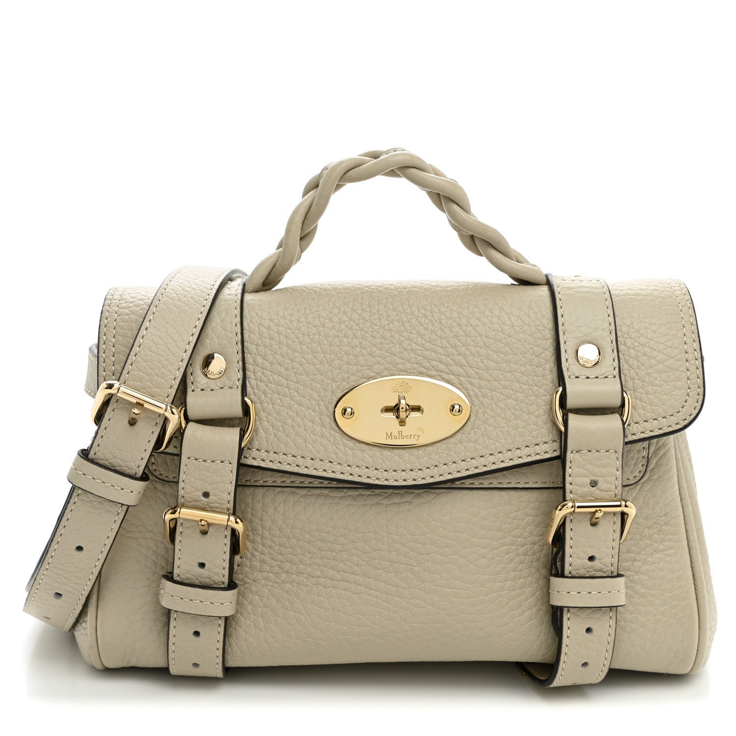 Mulberry Heavy Grain Mini Alexa Chalk