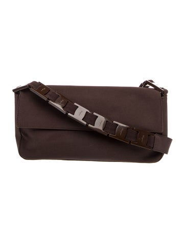 Ferragamo Canvas Shoulder Bag