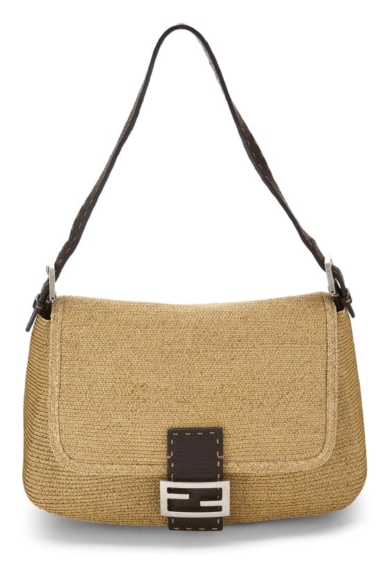Brown Raffia Mama Large