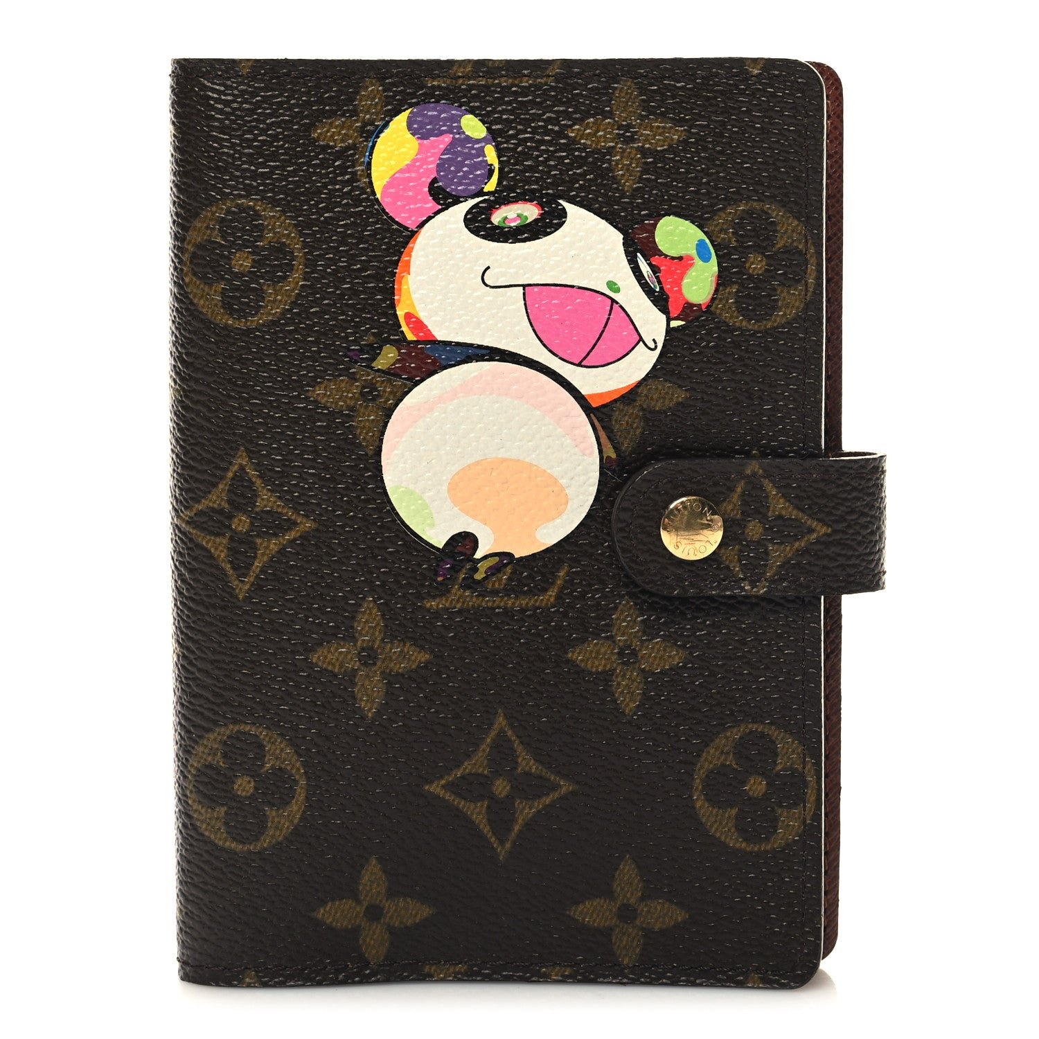 Louis Vuitton Monogram Panda Small Ring Agenda Cover
