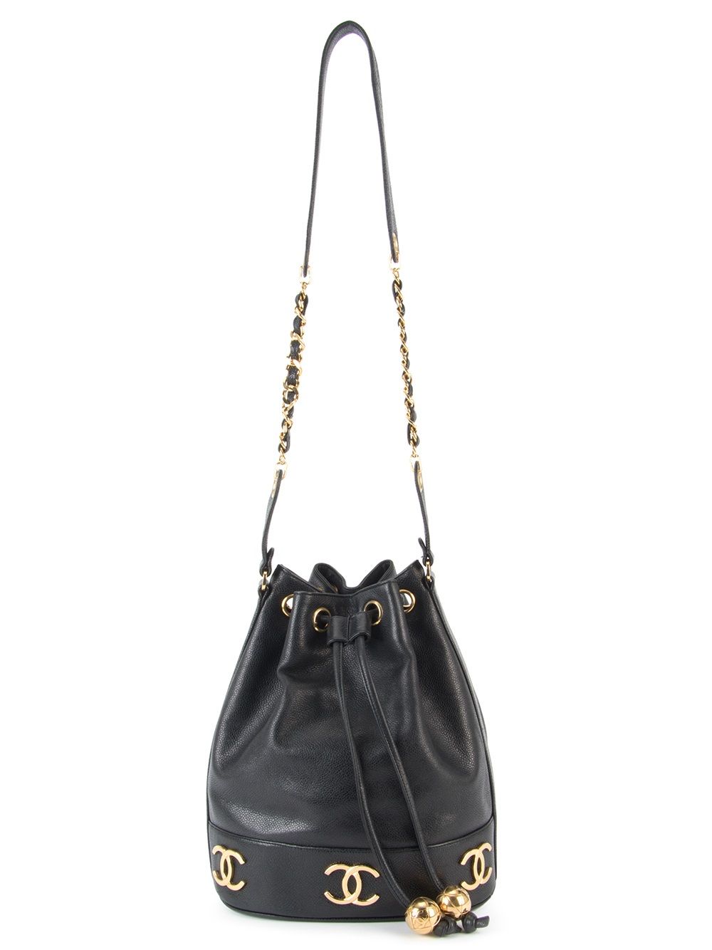 CC drawstring bucket bag