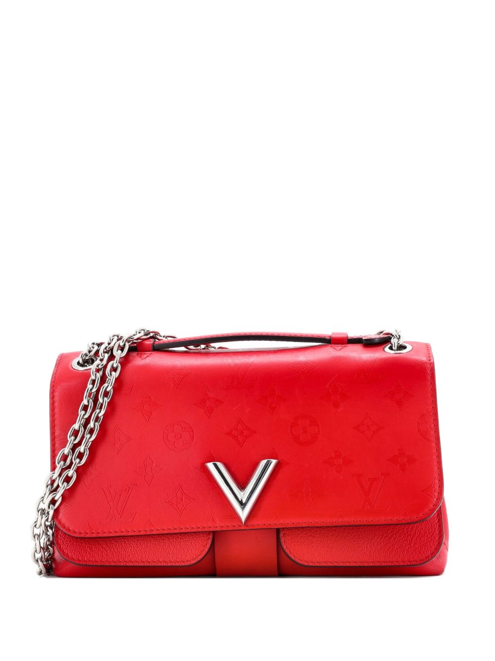 Very Chain Bag Monogram Leather shoulder bag