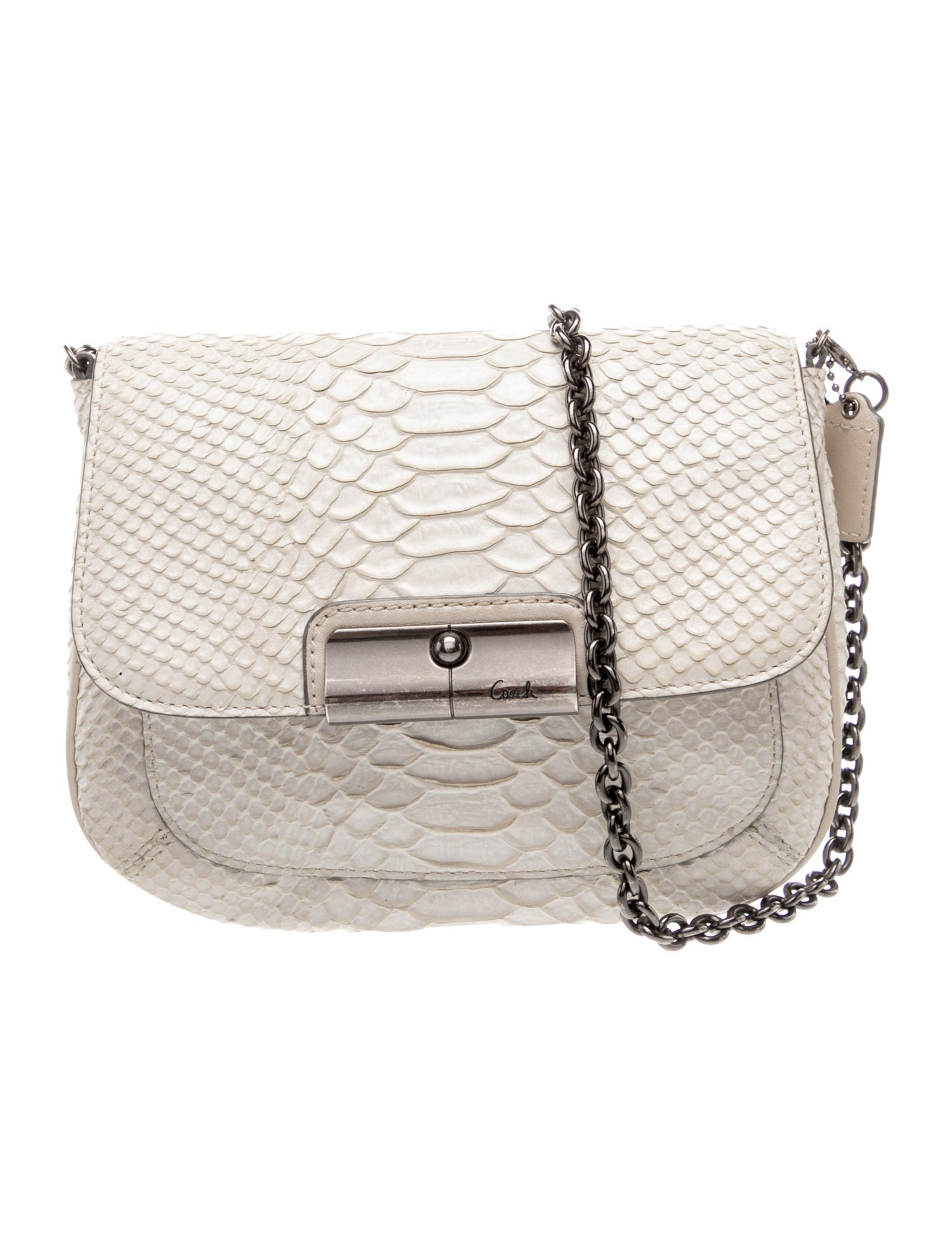 Embossed Leather Crossbody Bag