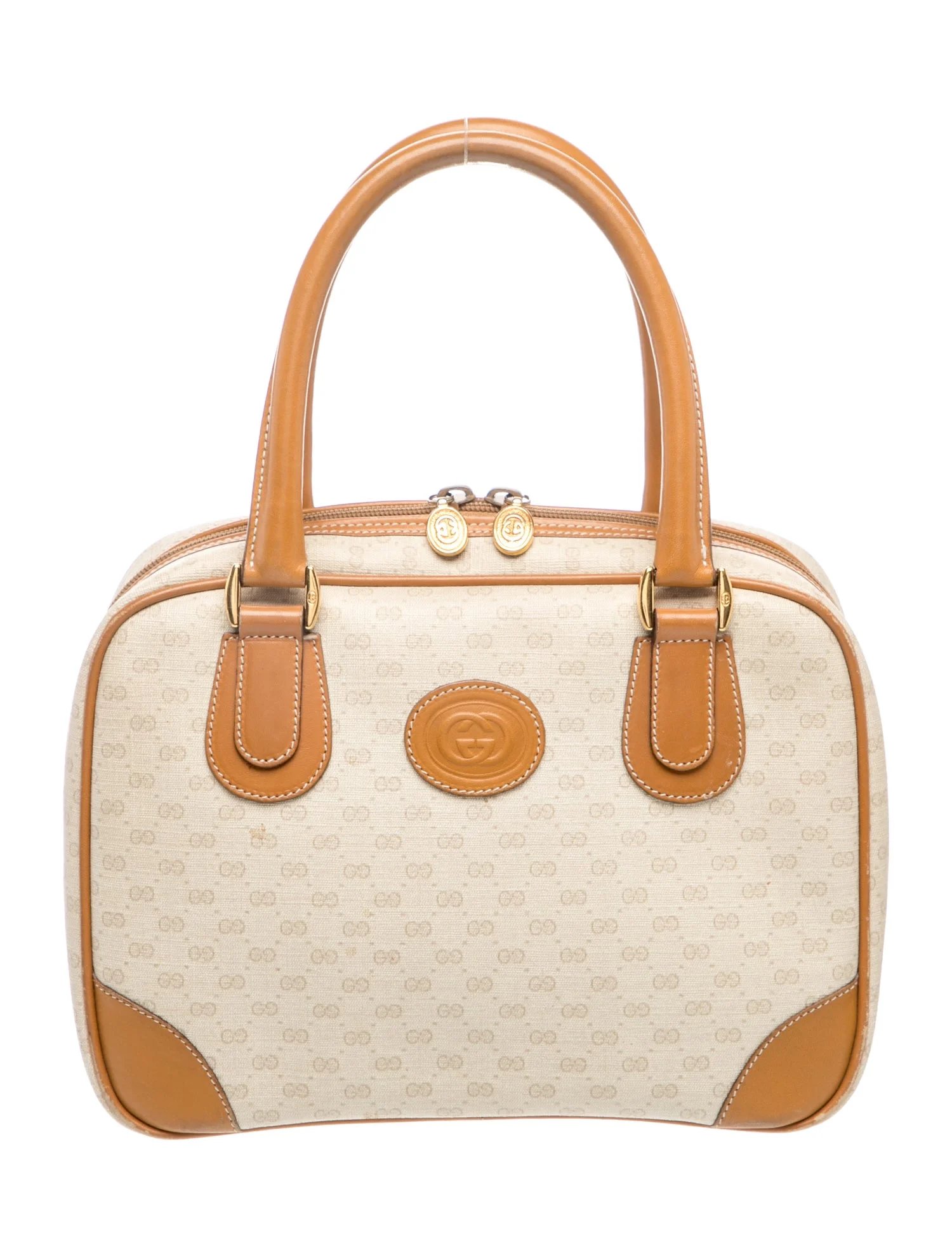 Interlocking G Boston Bag PM Vintage