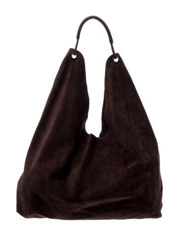 The Row Suede Shoulder Bag Vintage