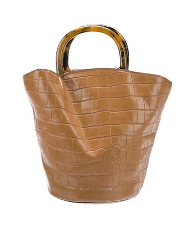 Loeffler Randall Randall Embossed Leather Top Handle Bag
