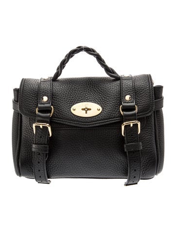 Leather Top Handle Bag
