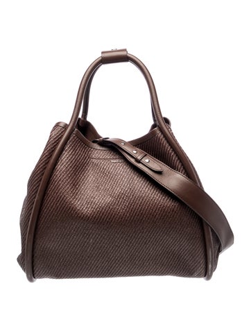 Leather Top Handle Bag
