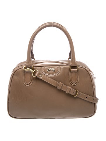 Leather Top Handle Bag