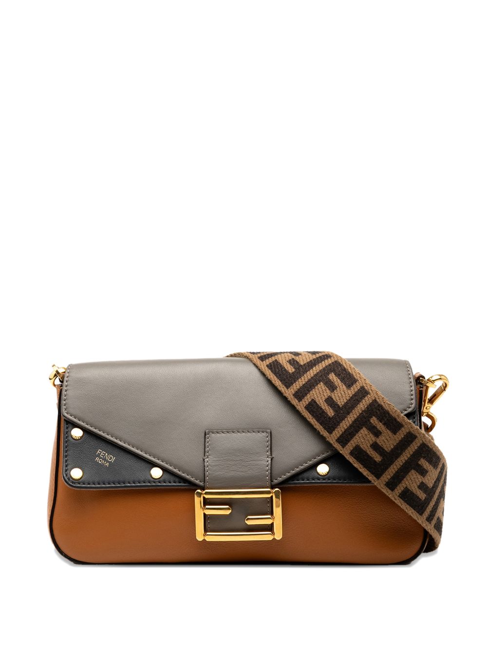 2000-2010 Vitello Grace FF 1974 Baguette crossbody bag