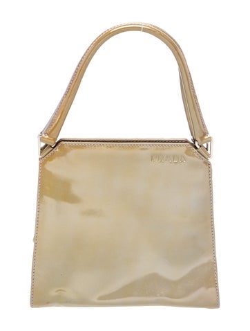 Patent Leather Top Handle Bag