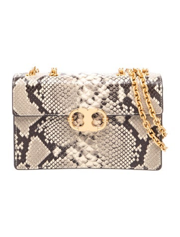Tory Burch Embossed Leather Shoulder Bag