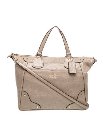 Coach Leather Top Handle Bag