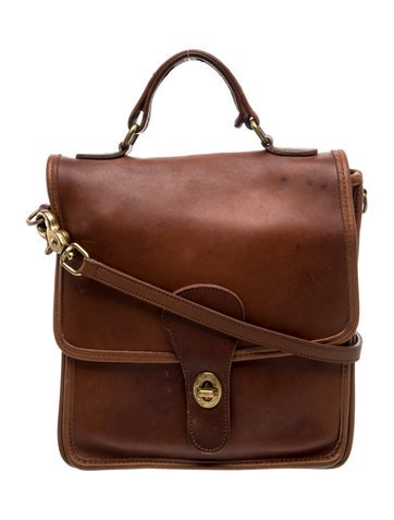 Leather Top Handle Bag
