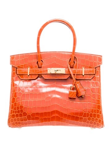 Hermes Shiny Niloticus Crocodile Birkin 30