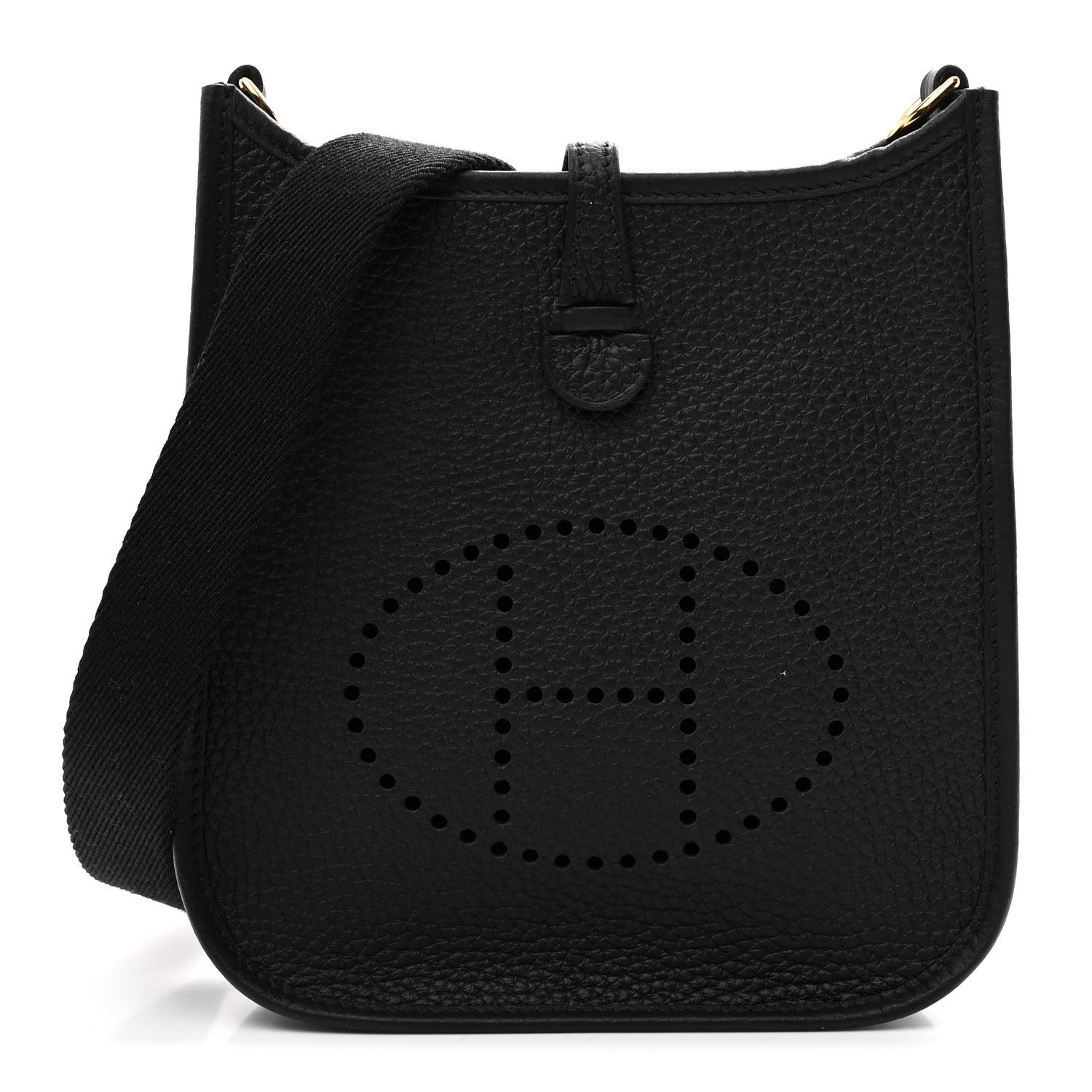 Hermes Taurillon Clemence Evelyne TPM Black