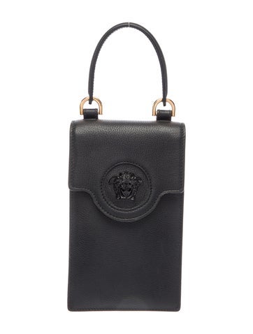 Versace Leather Top Handle Bag