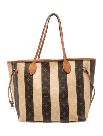 LV Monogram Rayures Neverfull MM