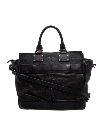 Leather Top Handle Bag