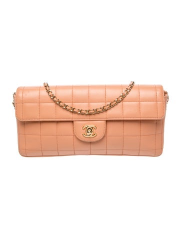 Square Quilt E/W Flap Bag