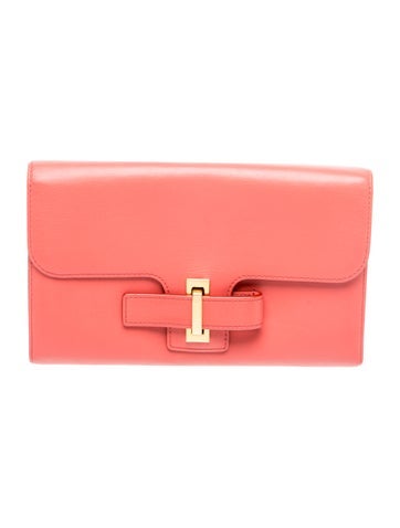 Delvaux Leather Clutch