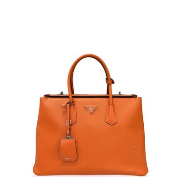 Saffiano Lux Leather Top Handle Bag