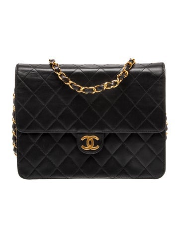 Quilted CC Square Flap Bag