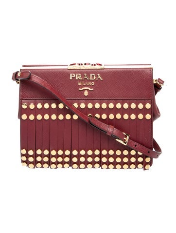 Saffiano Leather Studded Idol