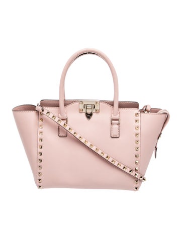 Rockstud Top Handle Bag