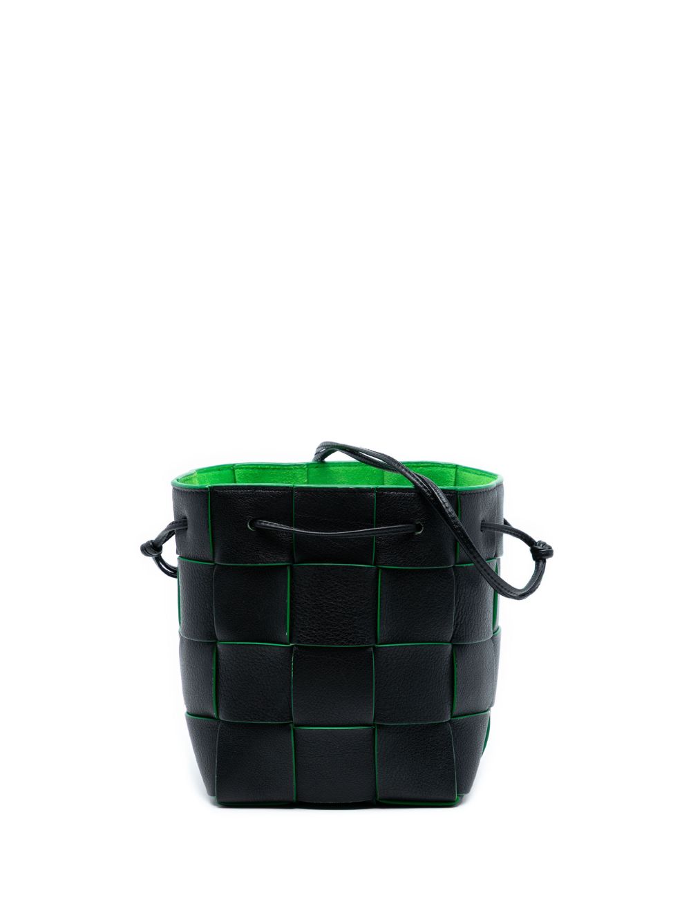 2012-2025 Small Nappa Maxi Intrecciato Cassette bucket bag