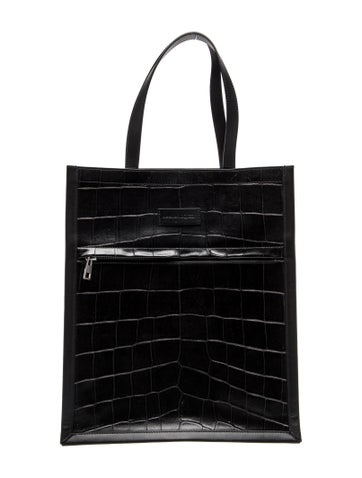 Alexander McQueen Embossed Leather Tote