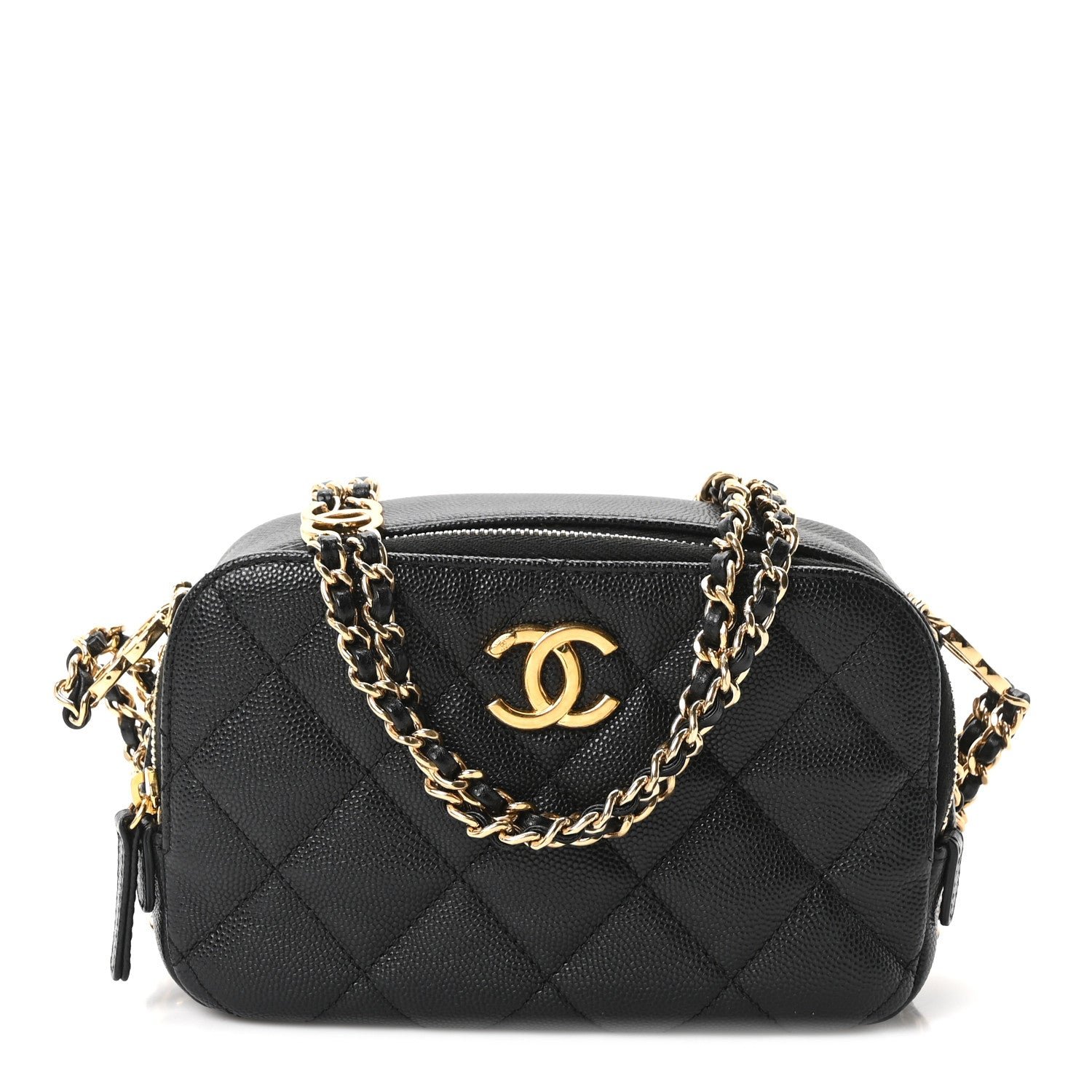 Chanel Caviar Quilted Mini CC You Camera Case Black