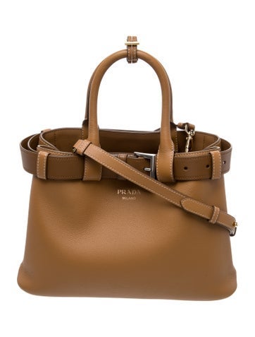 Saffiano Lux Leather Buckle w/Belt Small