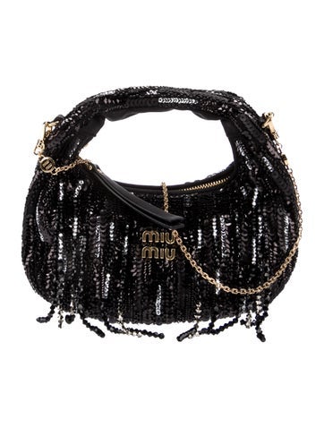 Miu Miu Satin Wander w/ Chain Mini
