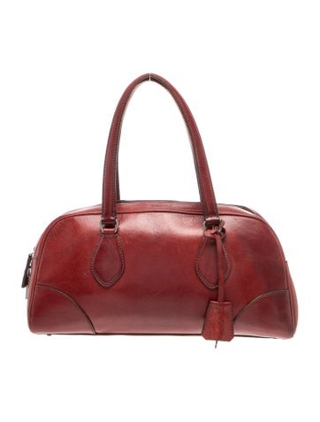 Leather Top Handle Bag Vintage
