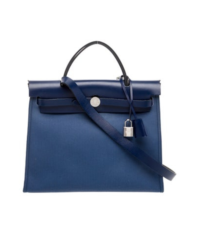 Hermes Toile Militaire Vache Hunter Herbag Zip 31
