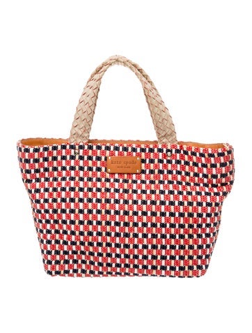 Straw Top Handle Bag
