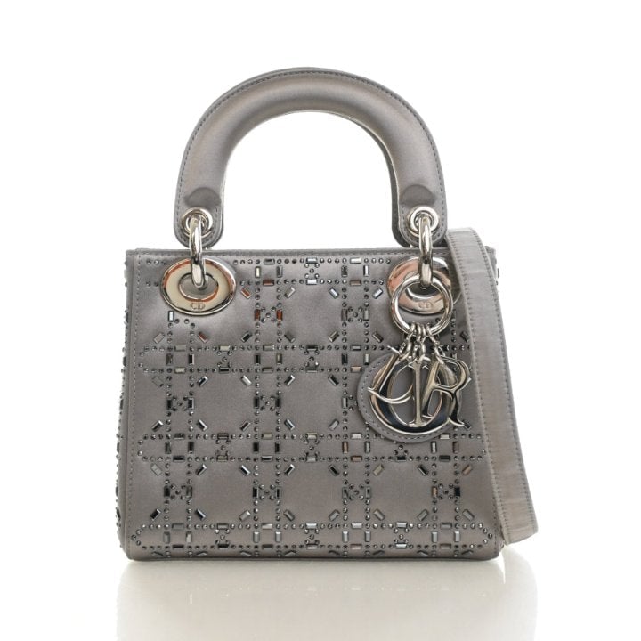 Christian Dior Mini Satin Lady Dior