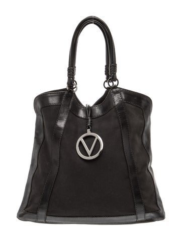 Valentino Leather Top Handle Bag