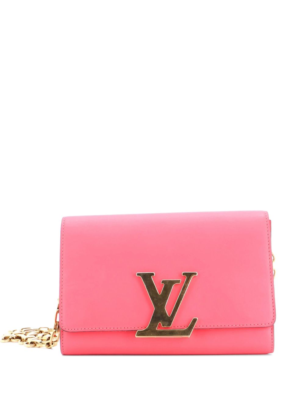 Louis Vuitton Chain Louise Leather GM clutch bag