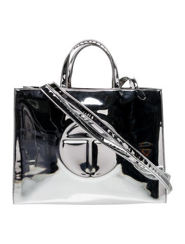 Telfar Vegan Patent Leather Crossbody Bag