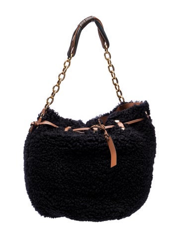 Shearling Shoulder Bag