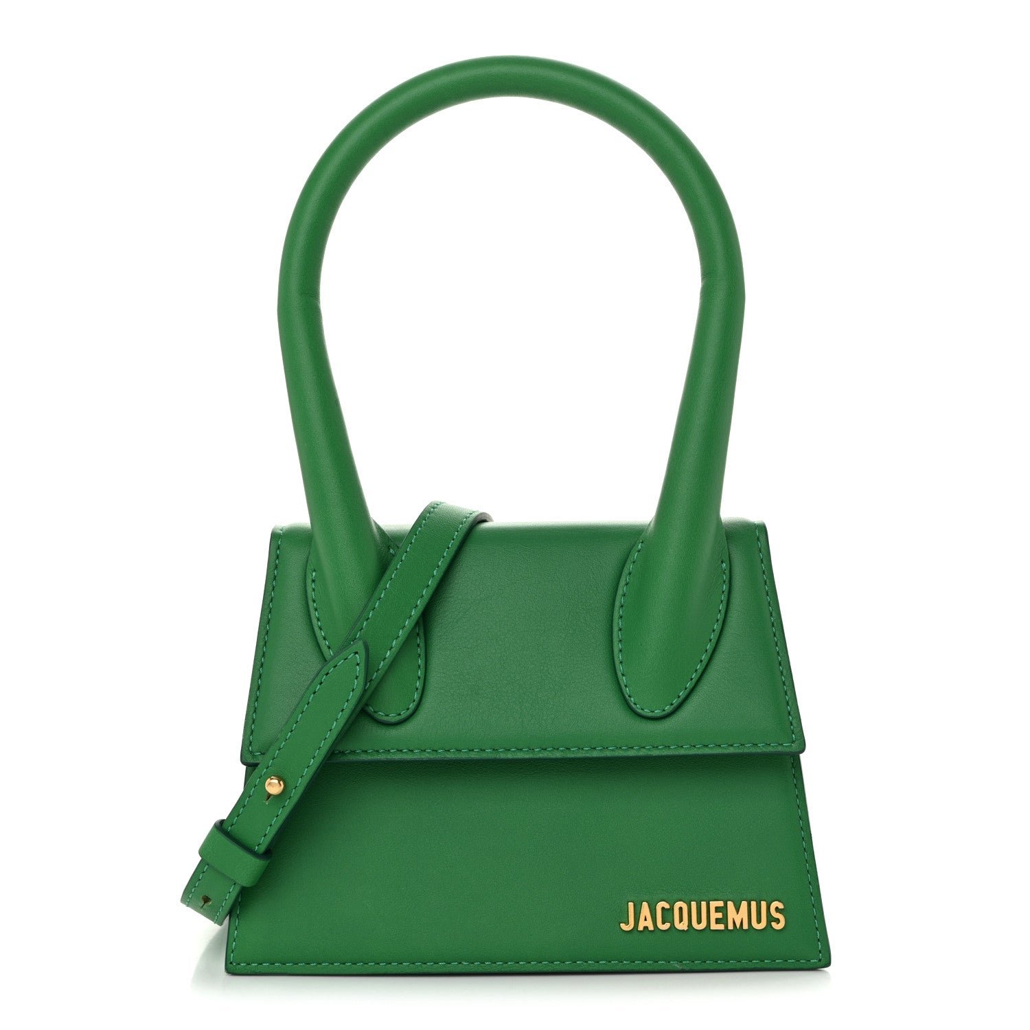Jacquemus Jacquemus Smooth Calfskin Le Chiquito Moyen Green