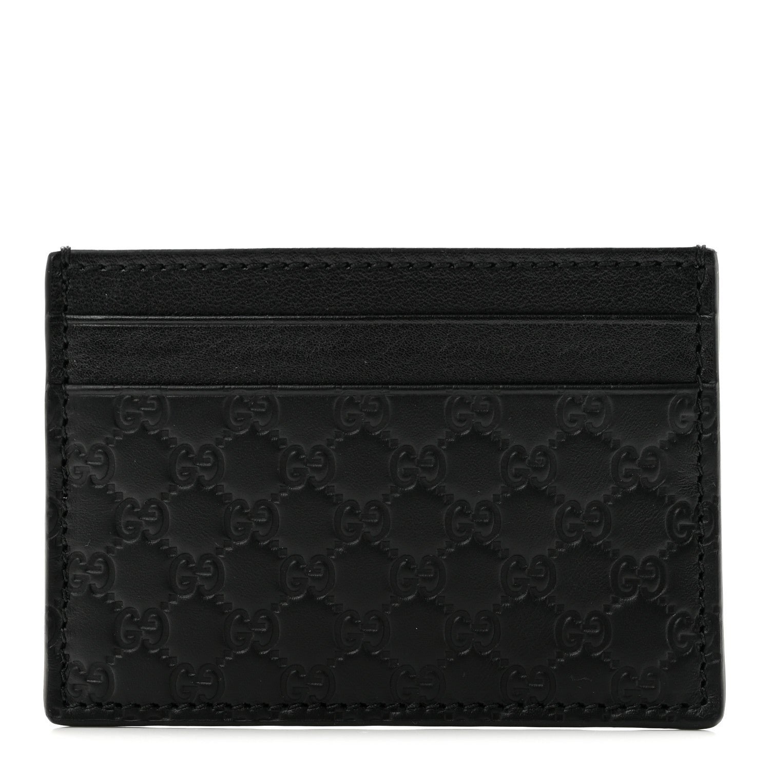 Gucci Microguccissima Card Holder Black