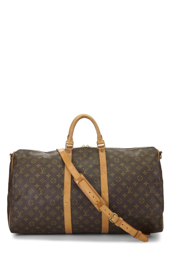Monogram Canvas Keepall Bandouliere 55