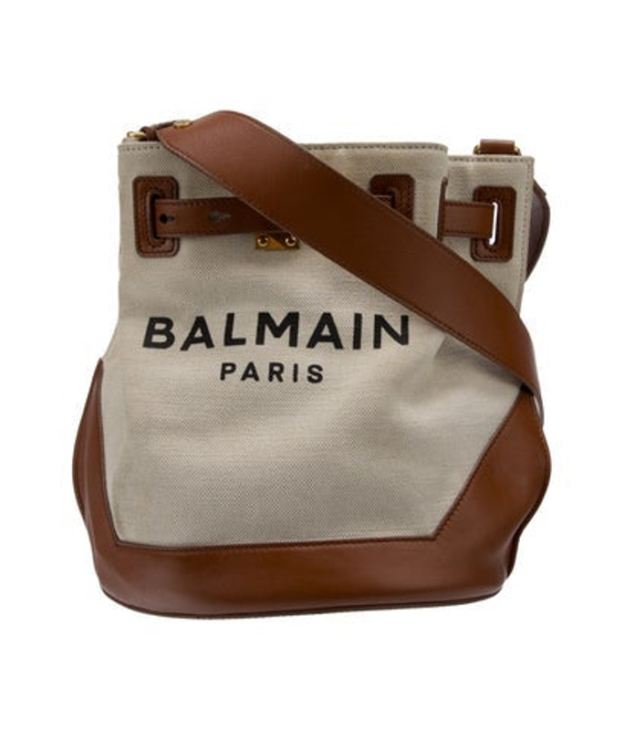 Balmain Canvas Messenger Bag