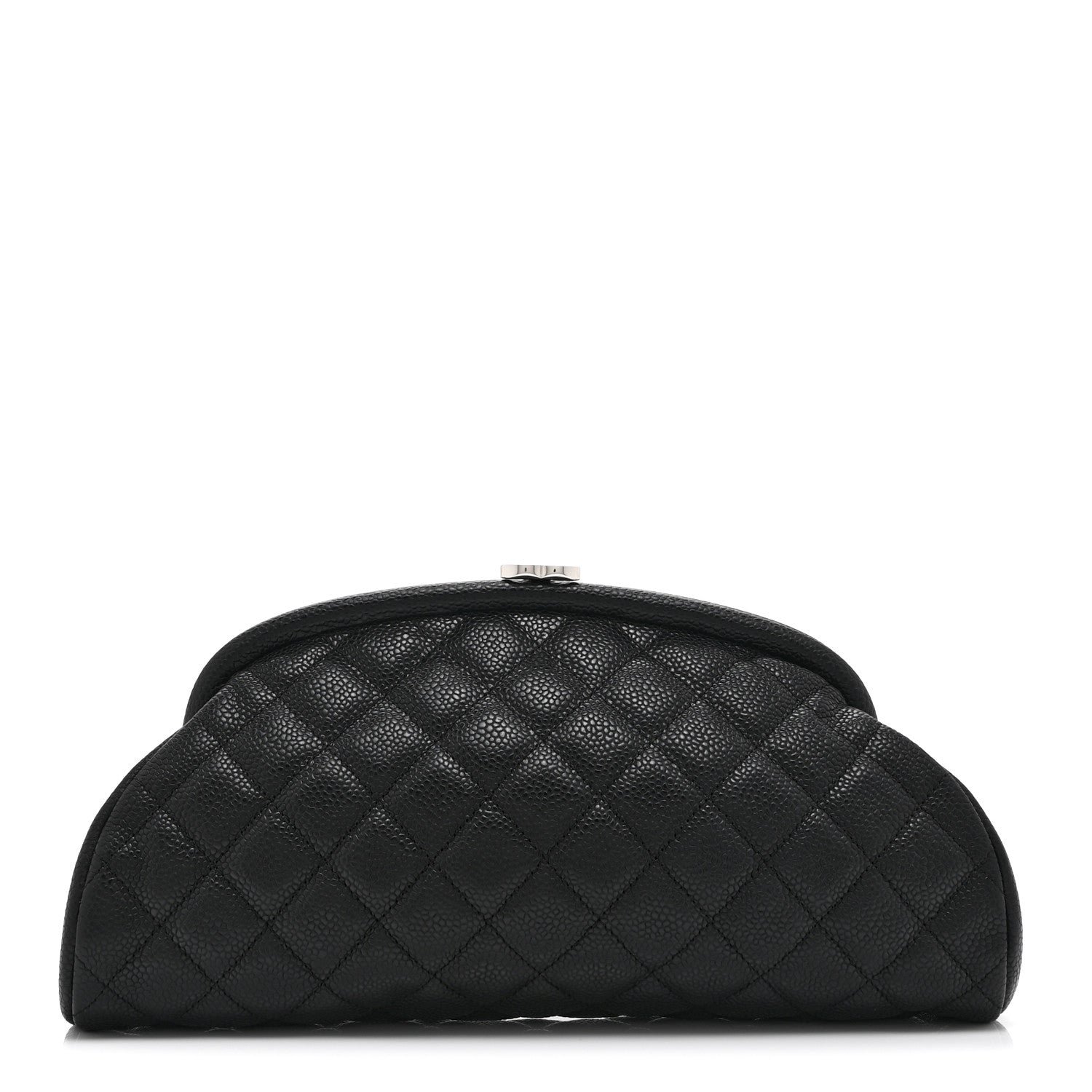 Chanel Caviar Quilted Timeless Clutch Black