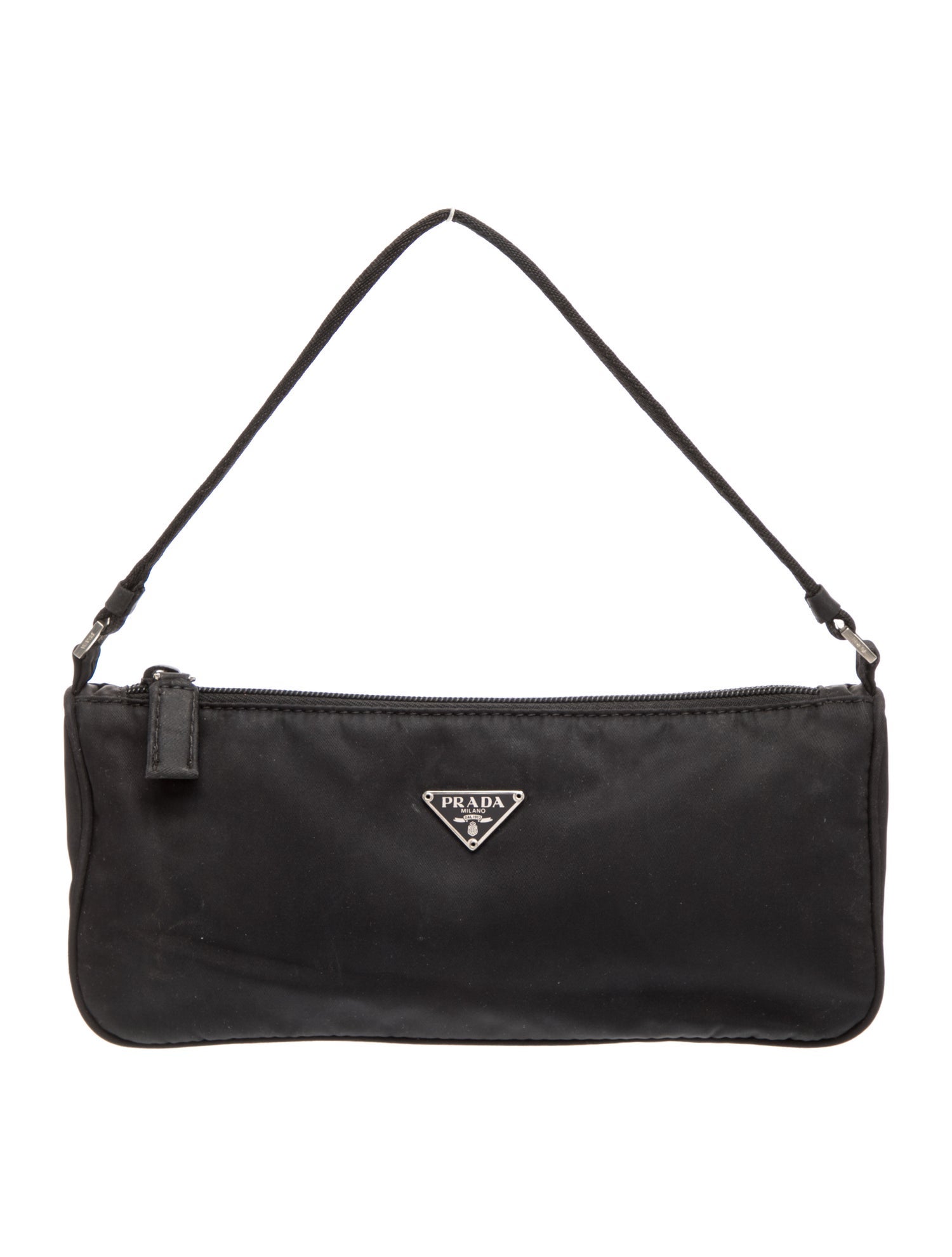 Enameled Metal Triangle Shoulder Bag