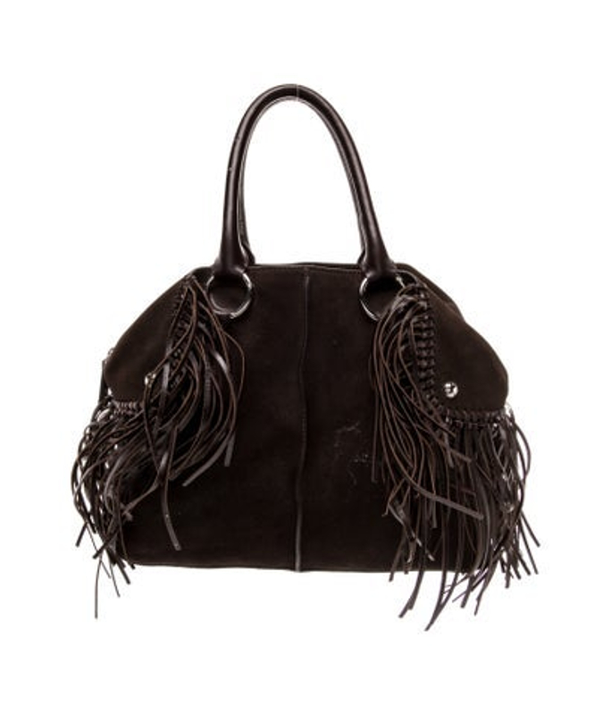 Tod's S Suede Top Handle Bag